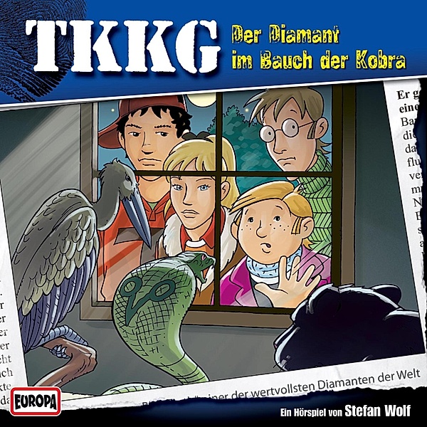 TKKG - 115 - TKKG - Folge 115: Der Diamant im Bauch der Kobra, Stefan Wolf