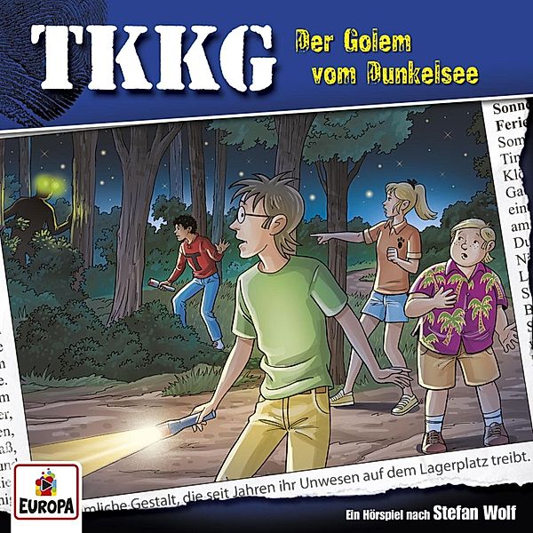 TKKG - 198 - TKKG - Folge 198: Der Golem vom Dunkelsee, Martin Hofstetter, Stefan Wolf