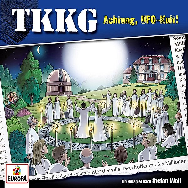 TKKG - 206 - TKKG - Folge 206: Achtung, UFO-Kult!, Stefan Wolf, Martin Hofstetter