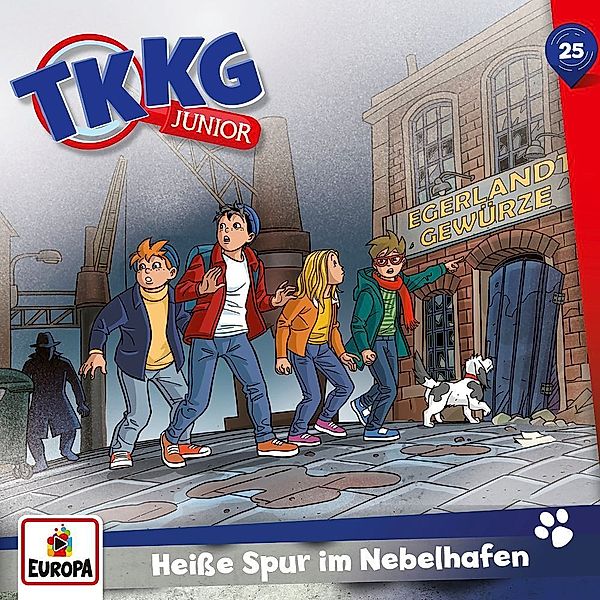 TKKG Junior - 025/Heisse Spur im Nebelhafen,Audio-CD