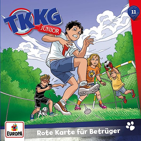 TKKG Junior - 11 - TKKG Junior - Folge 11: Rote Karte für Betrüger, Frank Gustavus, Stefan Wolf