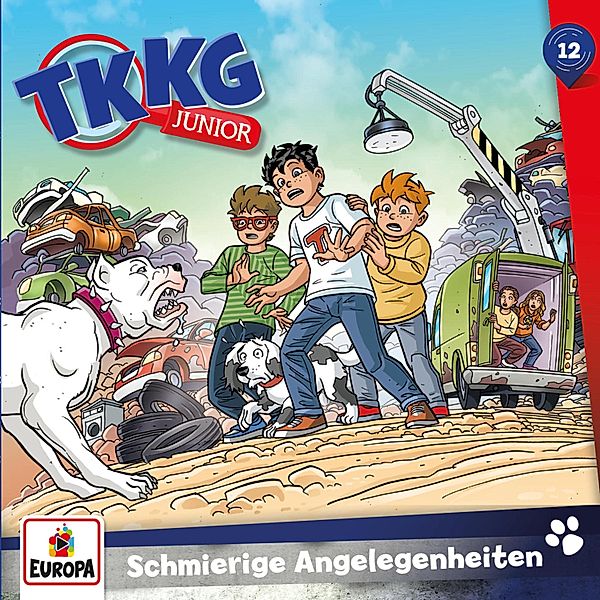 TKKG Junior - 12 - TKKG Junior - Folge 12: Schmierige Angelegenheiten, Stefan Wolf, Frank Gustavus