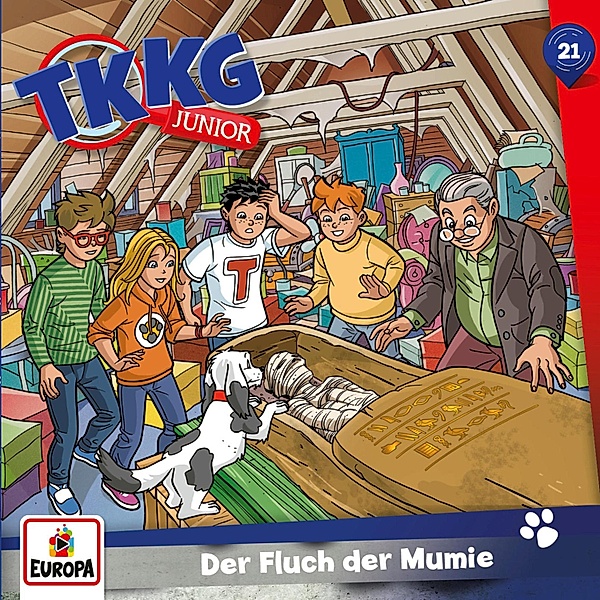 TKKG Junior - 21 - TKKG Junior - Folge 21: Der Fluch der Mumie, Stefan Wolf, Frank Gustavus