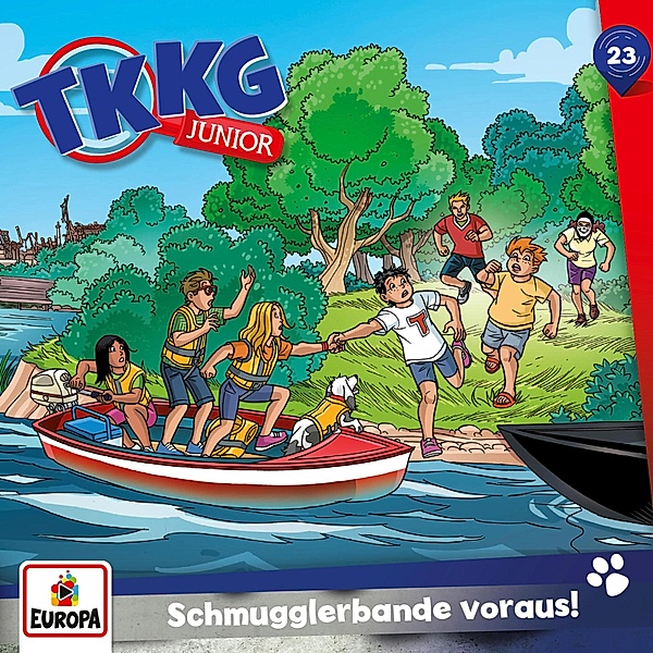 TKKG Junior - 23 - TKKG Junior - Folge 23: Schmugglerbande voraus!, Stefan Wolf, Frank Gustavus