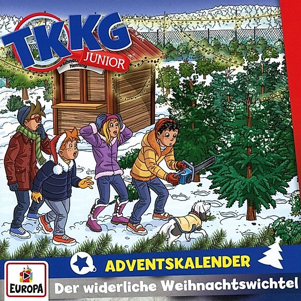 TKKG Junior - Adventskalender - Der widerliche Weihnachtswichtel,2 Audio-CD, TKKG Junior