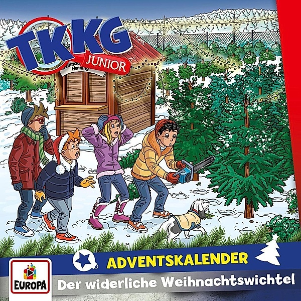 TKKG Junior - Adventskalender - Der widerliche Weihnachtswichtel,2 Audio-CD, TKKG Junior