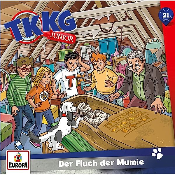 TKKG Junior - Der Fluch der Mumie,1 Audio-CD