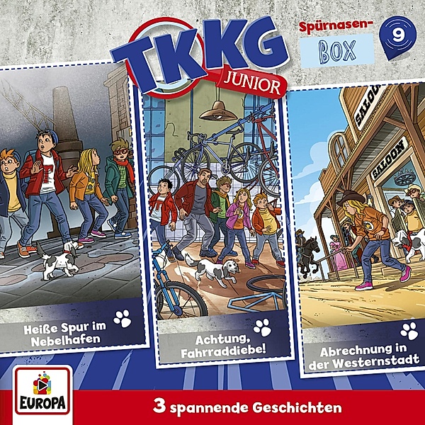TKKG Junior - Spürnasen-Box 9 (Folgen 25-27), Stefan Wolf, Frank Gustavus, Martin Hofstetter