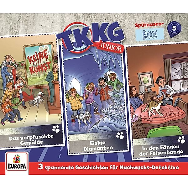 TKKG Junior  SpürnasenBox.Box.5,3 Audio-CD