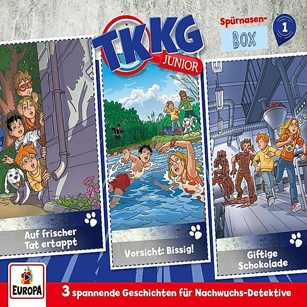 TKKG Junior - TKKG Junior - Spürnasen-Box 1 (Folgen 01-03), Frank Gustavus, Stefan Wolf