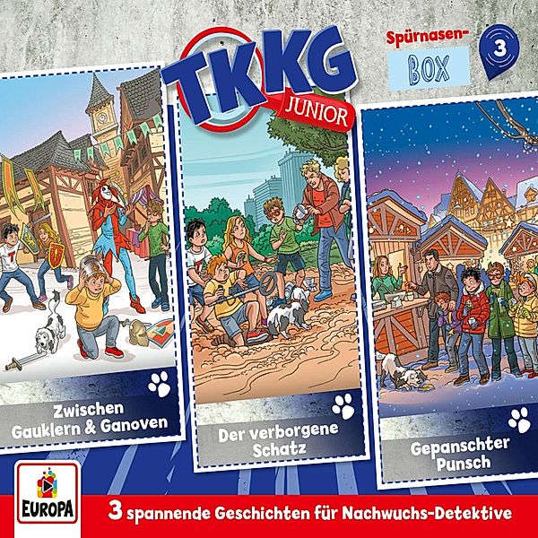 TKKG Junior - TKKG Junior - Spürnasen-Box 3 (Folgen 07-09), Stefan Wolf, Frank Gustavus