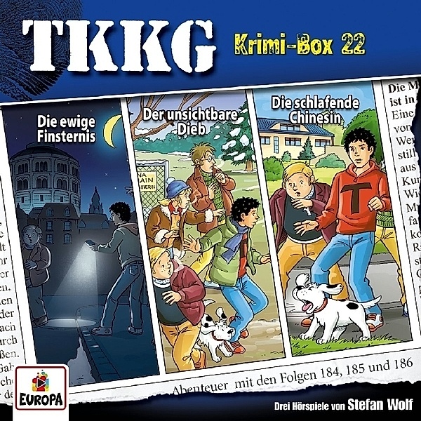 TKKG - Krimi-Box 22 (Folgen 184,185,186) (3 CDs), Tkkg