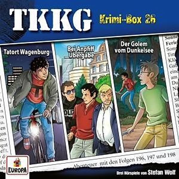 TKKG Krimi-Box 26 (Folgen 196, 197, 198) (3 CDs), Tkkg