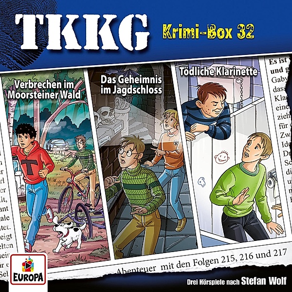 TKKG - Krimi-Box 32 (Folgen 215-217), Stefan Wolf, Martin Hofstetter