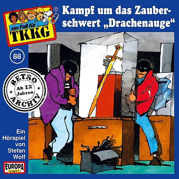 TKKG Retro-Archiv - 88 - TKKG - Folge 88: Kampf um das Zauberschwert Drachenauge, H.g. Francis