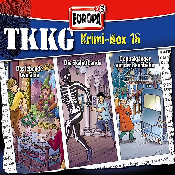 TKKG - TKKG Krimi-Box 16 (Folgen 171/173/174), Stefan Wolf, André Minninger, André Kussmaul