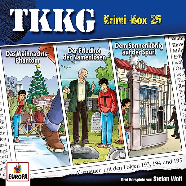 TKKG - TKKG Krimi-Box 25 (Folgen 193-195), Stefan Wolf, Martin Hofstetter, Veronika Hampl