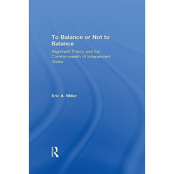 To Balance or Not to Balance, Eric A. Miller