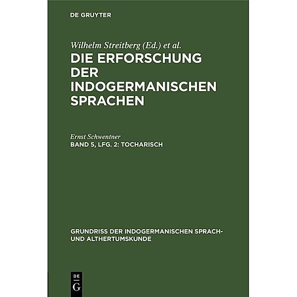 Tocharisch, Ernst Schwentner