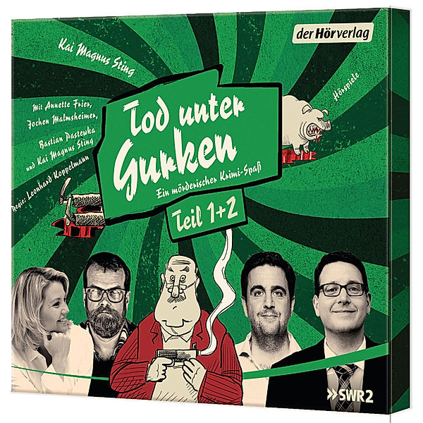 Tod unter Gurken Teil 1 + 2,4 Audio-CD, Kai Magnus Sting