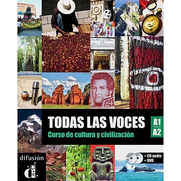 Todas las voces A1/A2, Lehrbuch m. Audio-CD u. DVD, César Chamorro, Matilde Martínez, Nuria Murillo, Alejandro Sáenz