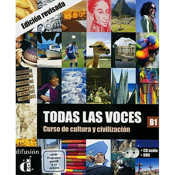 Todas las voces B1, Lehrbuch m. DVD und MP3-Download, César Chamorro, Matilde Martínez, Nuria Murillo, Alejandro Sáenz