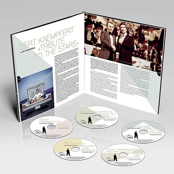 Today & Yesterday - The Bert Kaempfert Anthology (Limitierte Buch-Version inkl. 5 CDs), Bert Kaempfert