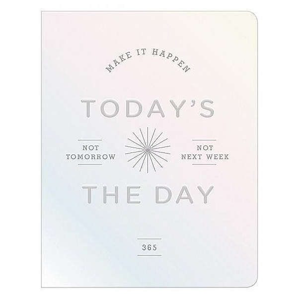 Today's the Day Holographic Deluxe Pocket Undated Planner, Galison