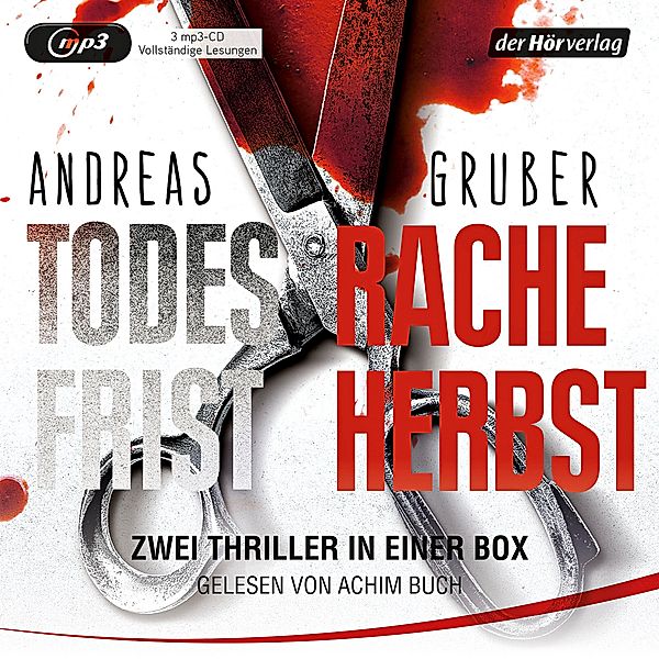 Todesfrist / Racheherbst, 3 MP3-CDs, Andreas Gruber