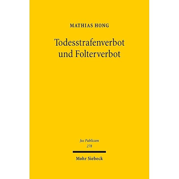 Todesstrafenverbot und Folterverbot, Mathias Hong