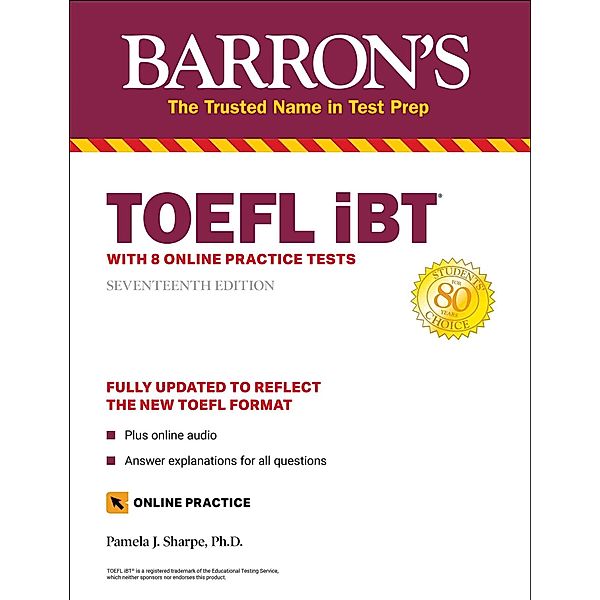 TOEFL iBT / Barron's Test Prep, Pamela J. Sharpe