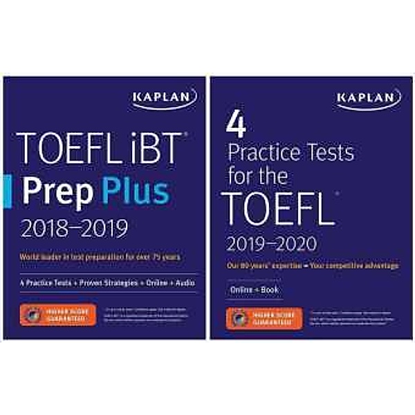 TOEFL Prep Set, 2 Vols., Kaplan Test Prep