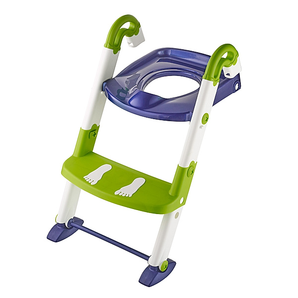 Rotho Babydesign Toilettentrainer KIDS KIT 3 in 1 in blau/grün