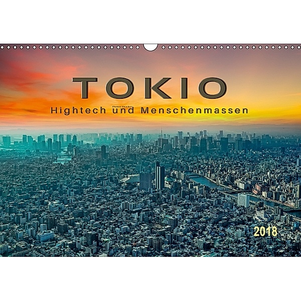 Tokio - Hightech und Menschenmassen (Wandkalender 2018 DIN A3 quer), Peter Roder