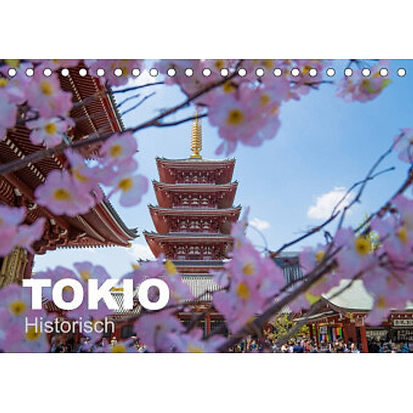 Tokio Kalender mit historischen Tempeln und Schreinen (Tischkalender 2022 DIN A5 quer), Michael Schindler