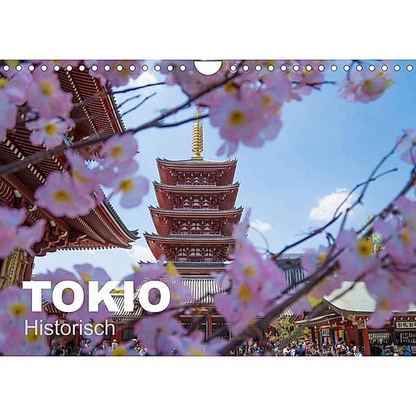 Tokio Kalender mit historischen Tempeln und Schreinen (Wandkalender 2023 DIN A4 quer), Michael Schindler
