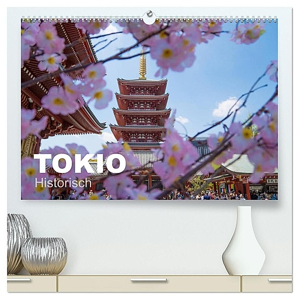 Tokio Kalender mit historischen Tempeln und Schreinen (hochwertiger Premium Wandkalender 2024 DIN A2 quer), Kunstdruck in Hochglanz, Michael Schindler