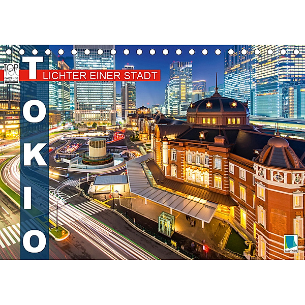Tokio: Lichter einer Stadt (Tischkalender 2020 DIN A5 quer)