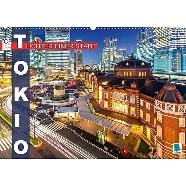 Tokio: Lichter einer Stadt (Wandkalender 2017 DIN A2 quer), CALVENDO