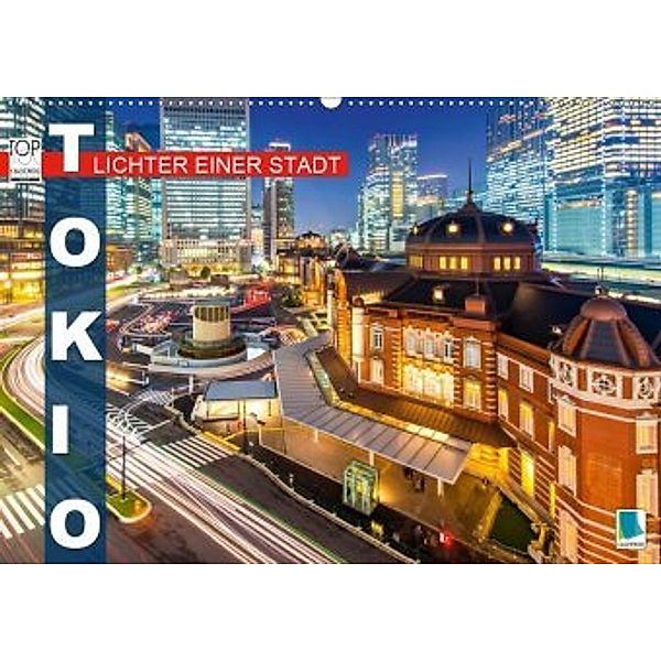 Tokio: Lichter einer Stadt (Wandkalender 2020 DIN A2 quer)