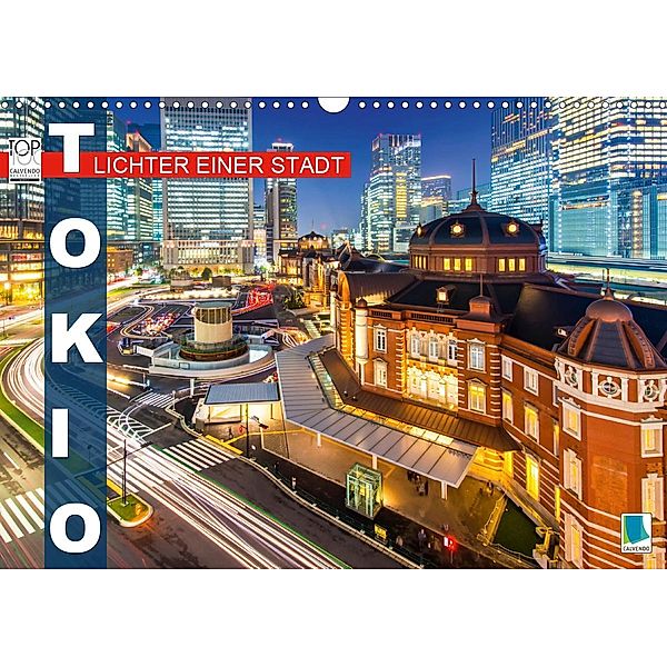 Tokio: Lichter einer Stadt (Wandkalender 2020 DIN A3 quer)