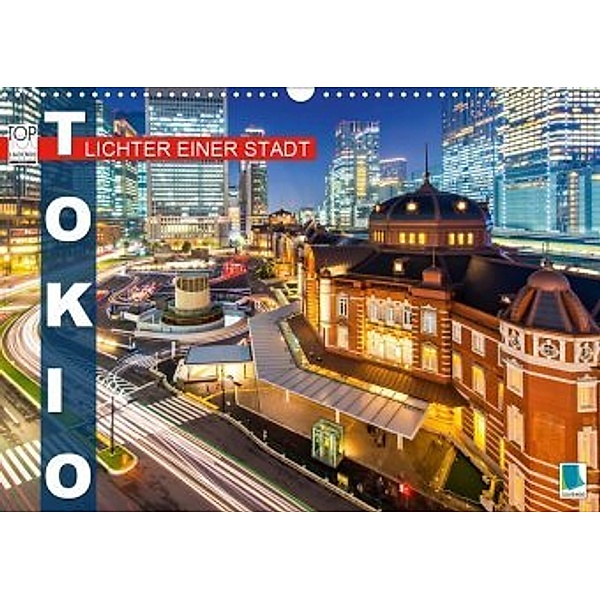 Tokio: Lichter einer Stadt (Wandkalender 2021 DIN A3 quer)