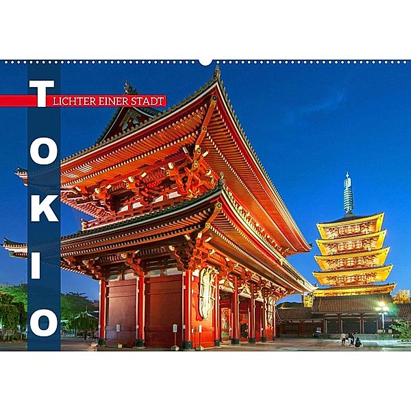 Tokio: Lichter einer Stadt (Wandkalender 2023 DIN A2 quer), Calvendo