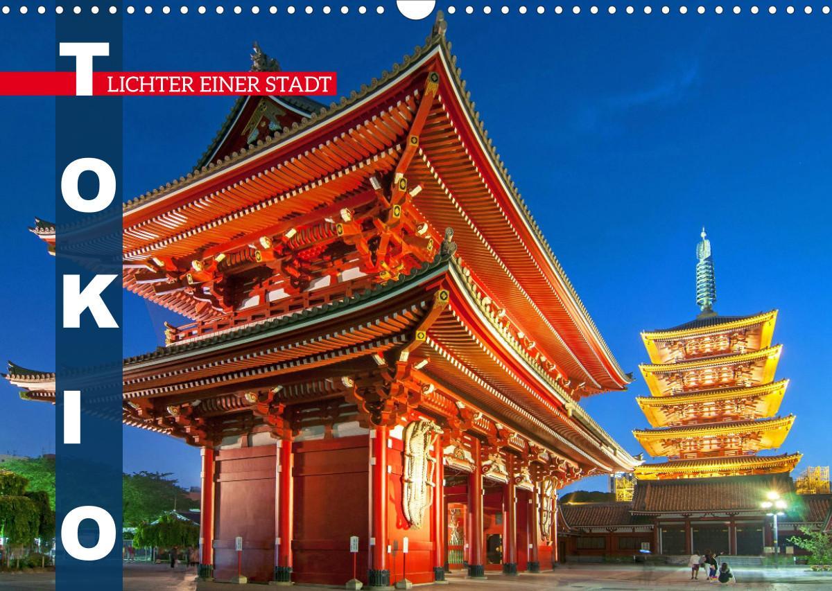 Tokio: Lichter einer Stadt (Wandkalender 2023 DIN A3 quer)