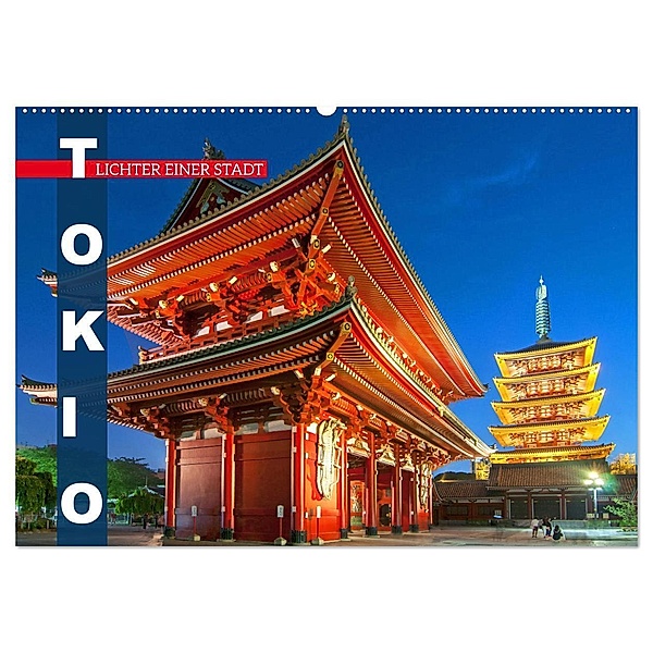 Tokio: Lichter einer Stadt (Wandkalender 2024 DIN A2 quer), CALVENDO Monatskalender, Calvendo