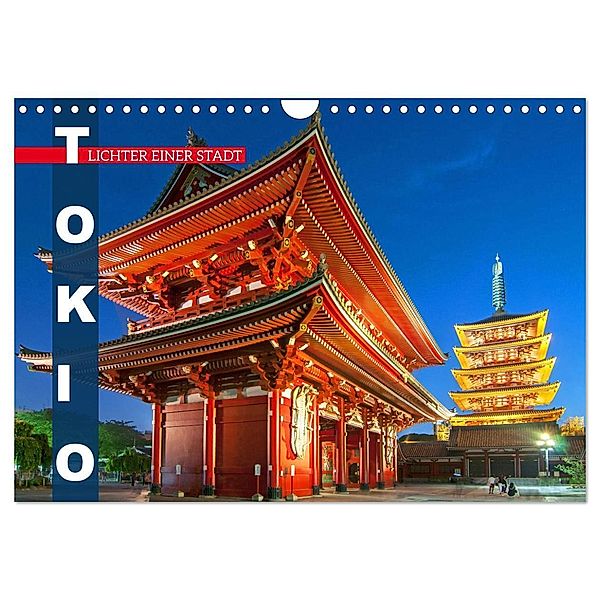 Tokio: Lichter einer Stadt (Wandkalender 2024 DIN A4 quer), CALVENDO Monatskalender, Calvendo