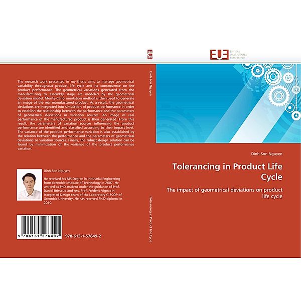 Tolerancing in Product Life Cycle, Dinh Son Nguyen