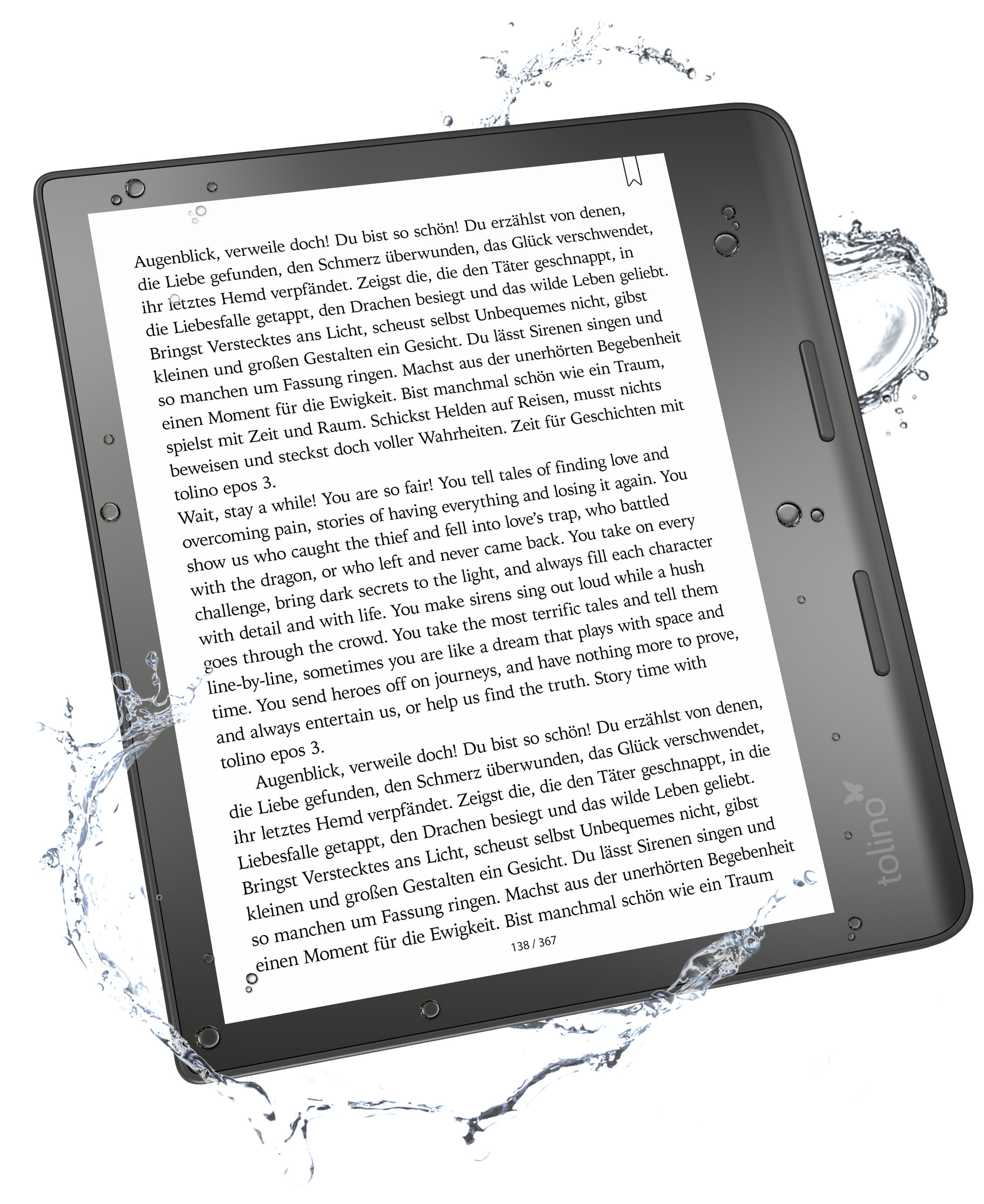 tolino epos 3 eBook-Reader jetzt bei Weltbild.de bestellen