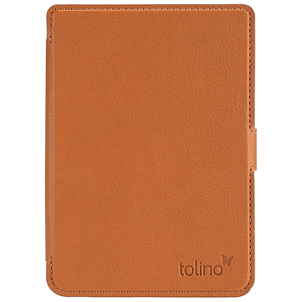 tolino page 2, Schutztasche in Lederoptik (Farbe:cognac)