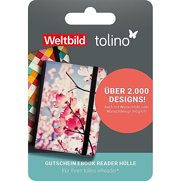 tolino, personalisierte eReader Tasche mit Foto (Gutschein)